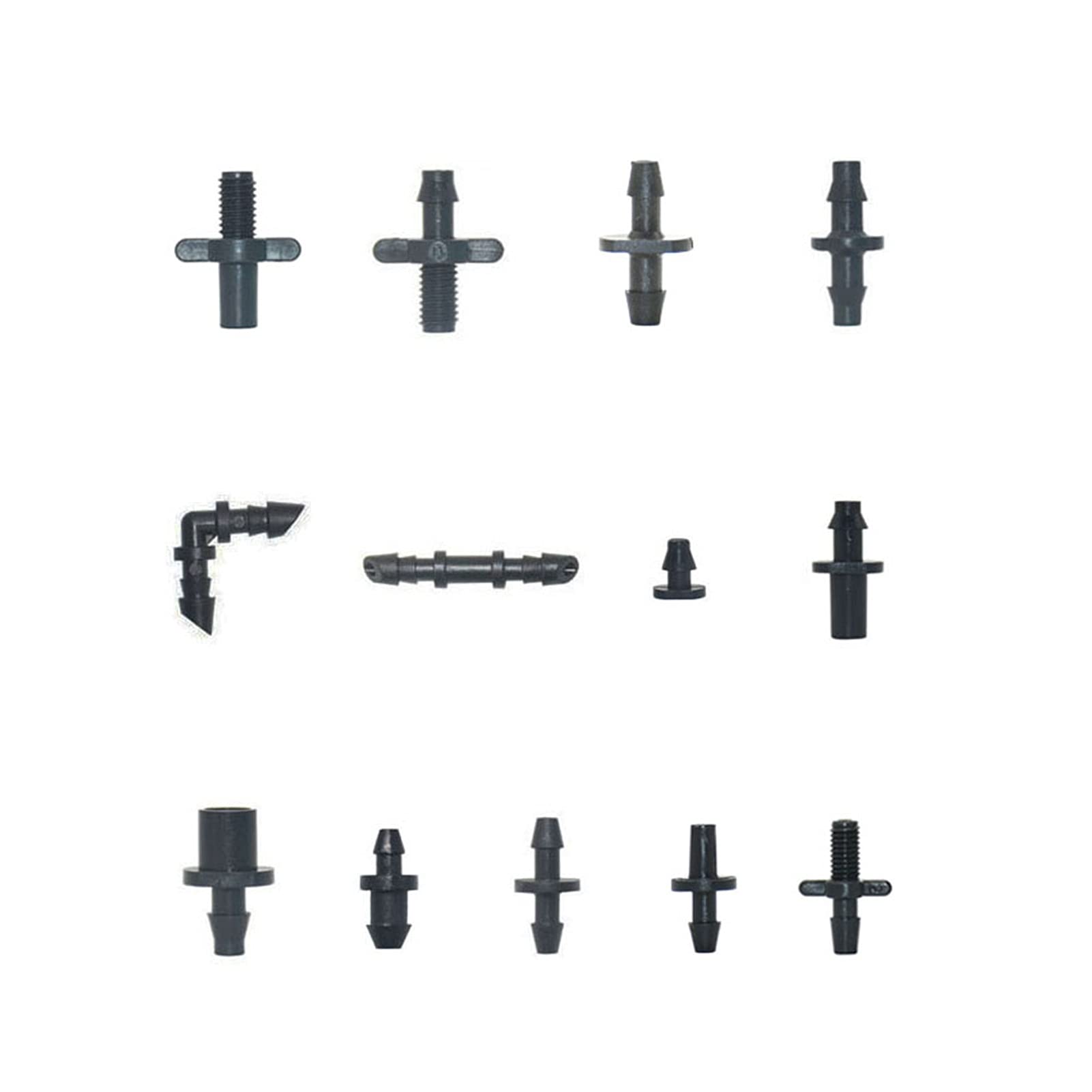 Collegamento dell'Acqua Spray 1000 1/8 1/4 Raccordo a T for Tubo Flessibile 3/5 4/7 mm Ridurre Il Collegamento Irrigazione a Goccia Sistema di irrigazione a Croce Accessori