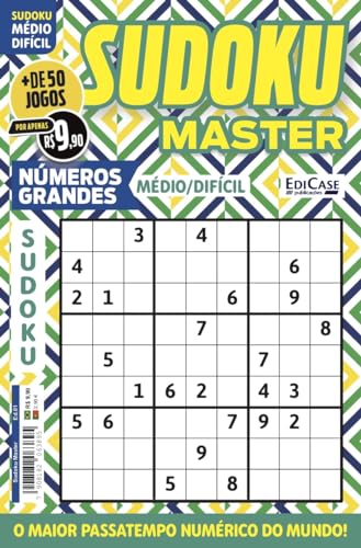 Sudoku Master: Nível Médio/ Difícil - O maior passatempo numérico do mundo
