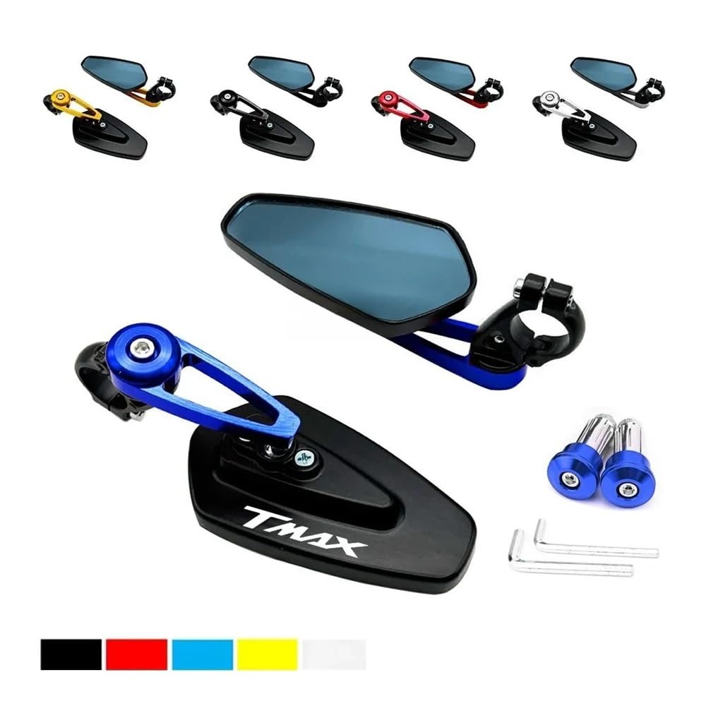 Specchietti Retrovisori Per Moto Yamaha FZS600, Fazer, R6, R1 - Coppia, Regolabili 360°, In ABS E Alluminio