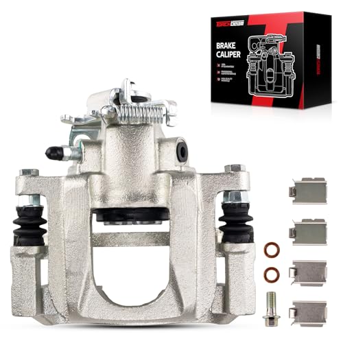 Image of Torchbeam Rear Brake Caliper Left for Chrysler 2008-2012 Town & Country, Dodge 2008-2012 Grand Caravan, Volkswagen 2009-2012 Routan, Ram 2012 C /V, Rear Left Caliper Replace # 18B5081