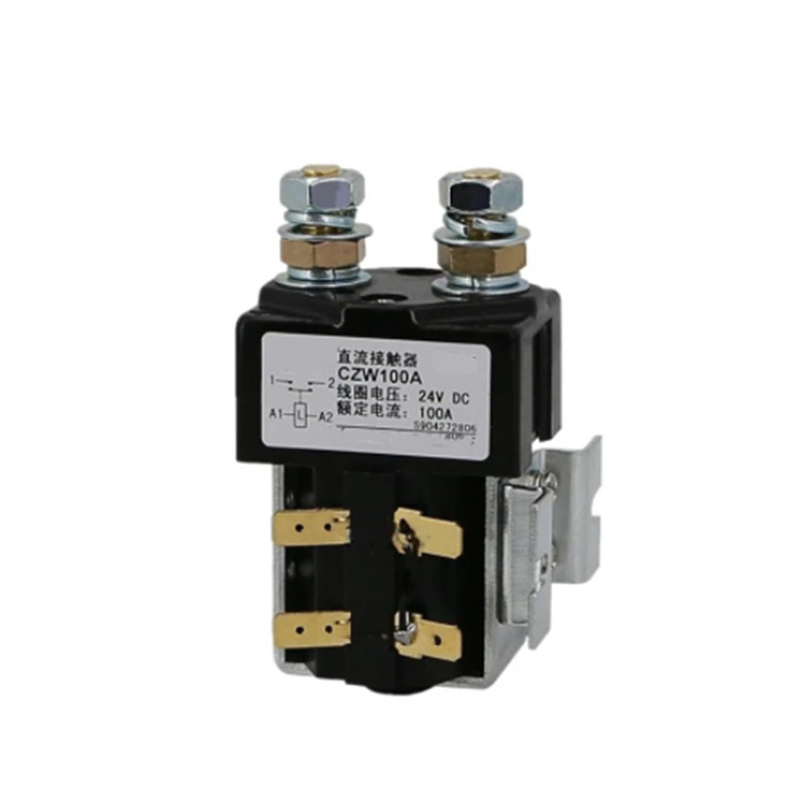 AUOQKQUT 1PC CZW100A/DC72V 1NO Contactor Electrical DC Contactor Switch 100A