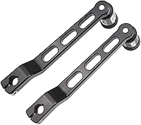 Vista 3 de DreamSeek Palanca de cambio de talón y dedo del pie + clavija de cambio para Harley FL Softail/Touring, Road King, Street Glide/Tri Glide Trikes