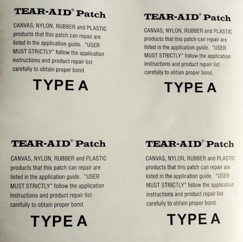 Tear-Aid Type A Kitesurfing Kite Bladder Repair Patch, 6in x 6in