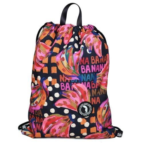 Mochila Bolsa Fazenda Eco Bolsa Unissex (Banana Preto)