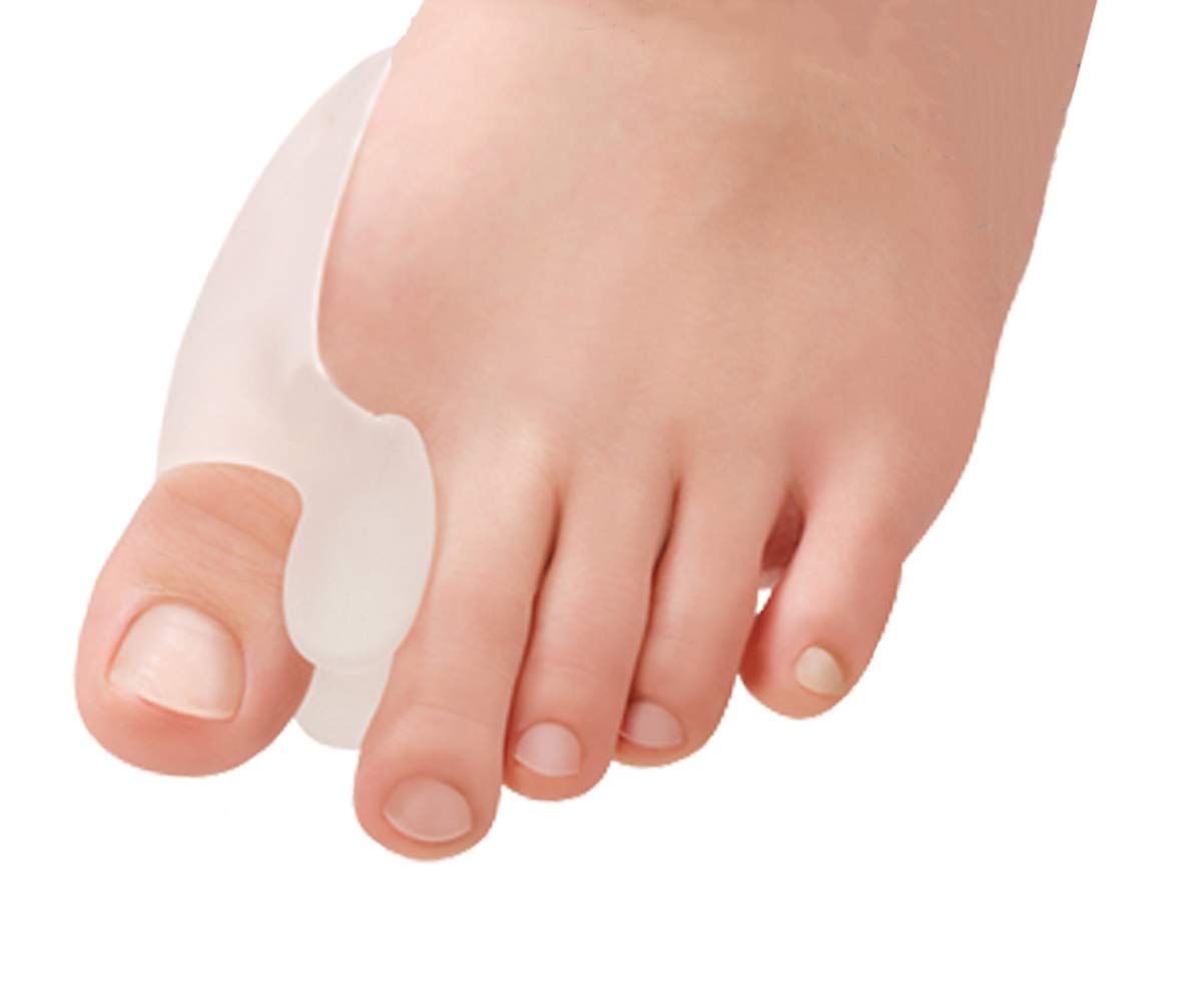 SHOWAY Bunion Corrector Big Toe Separators, Silicone Gel Orthopedic for Overlapping Toes, Bunions, Relieve Pain, Alignment, and Spacer Men Women
