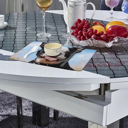 Sets de table Boston Terrier infroissables pour protéger contre la chaleur - 5