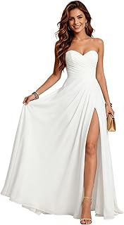 Tulle A Line Wedding Dresses for Bride Off the Shoulder Bridal Gowns for Women PWED01