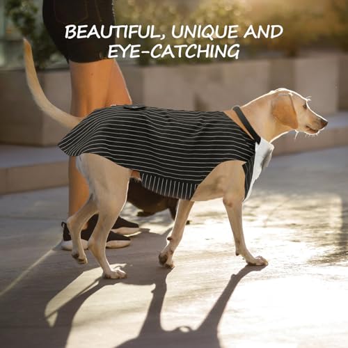 Disfraz de perro Tuxedo XXL con bufanda resistente miniatura 3