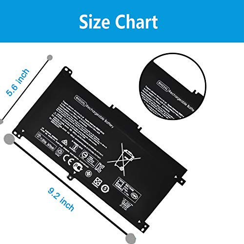 Emaks BK03XL Battery for HP Pavilion X360 14-BA000 14M-BA000:14m-ba011dx 14m-ba013dx 14m-ba015dx 14m-ba114dx 14-ba253cl 14-ba125cl 14-ba175nr 14-ba051cl 916366-421 541 916811-855 HSTNN-LB7S UB7G - Thumbnail 2