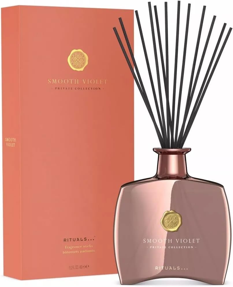 SMOOTH VIOLET RITUAL Reed Diffuser Private Collection Mini Fragrance Sticks 100ml Elegant Packaging Scented Home Office Fragrance