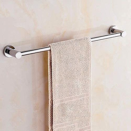 Barre porte-serviette double fixation murale de 63cm