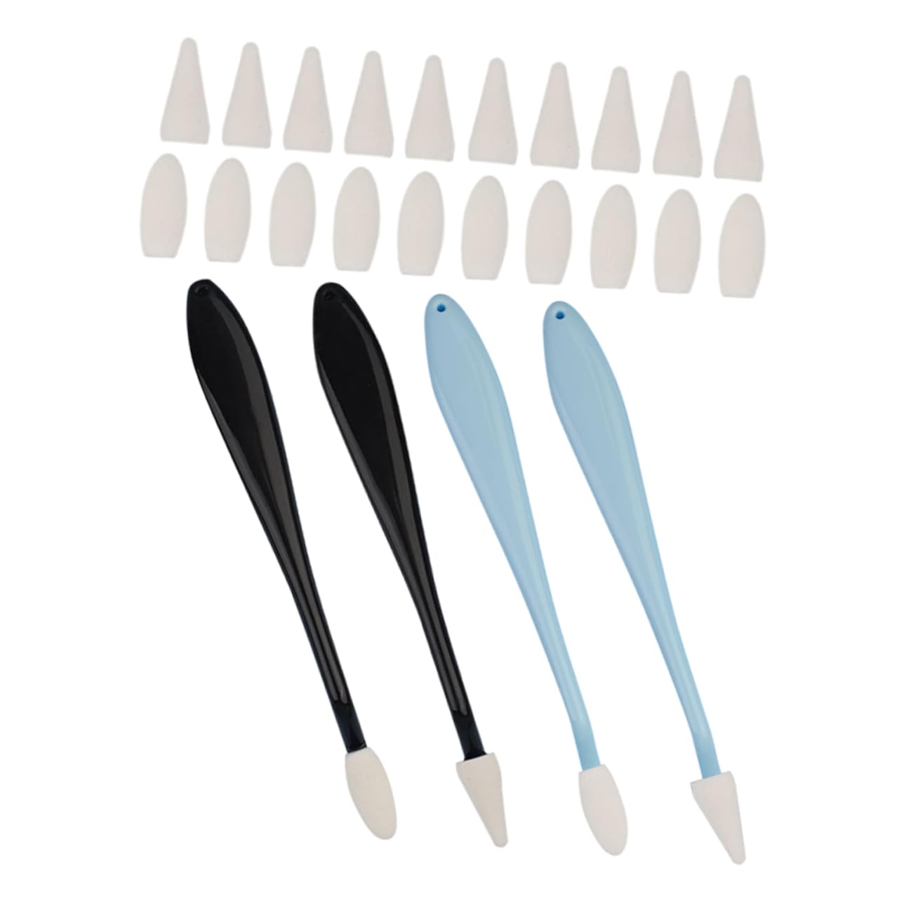 FUNOMOCYA Lighten Highlights Correct and Blend Sketches Washable Sketch Rubbing Sponge Brushes Reusable Drawing Art Blenders Tools