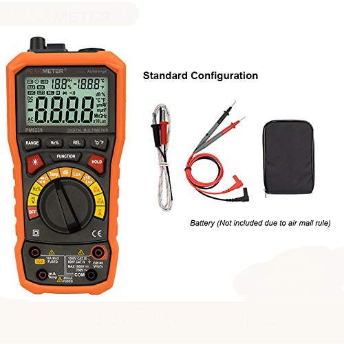 5 In 1 Auto Digital Multimeter With Multi-Function Lux Sound Level Frequency Temperature Humidity Tester Meter #TOP5