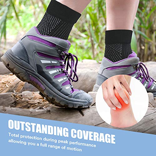 Meias, Andoer Mangas de compressão para pés, masculino, feminino, meias de compressão com apoio de s