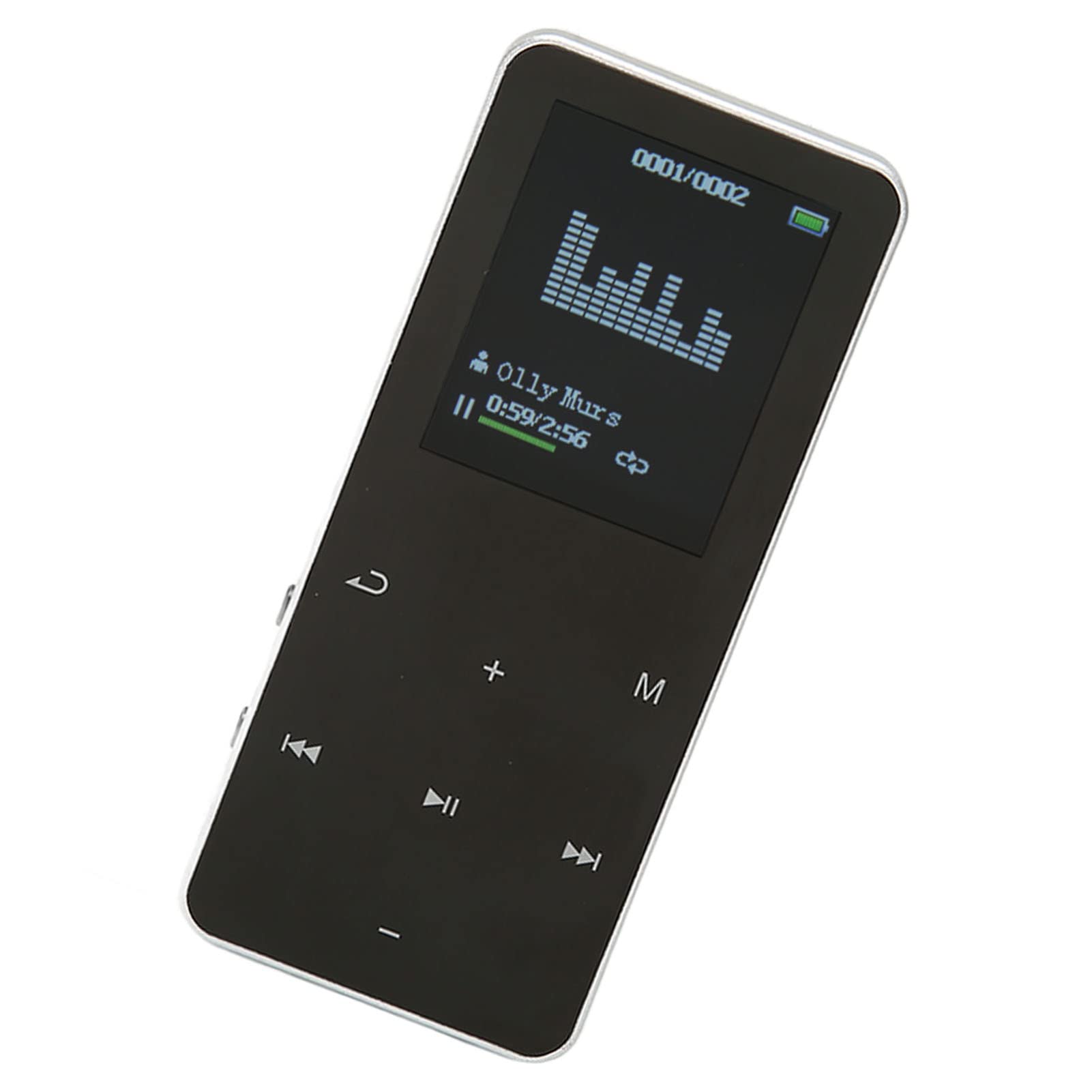 8G MP3 Player, 4.2 Touch Buttons Portable HD Recording MP4 Player Noise Reduction with Translation Dictionary for Athletes for Daily (Silver)-image-10