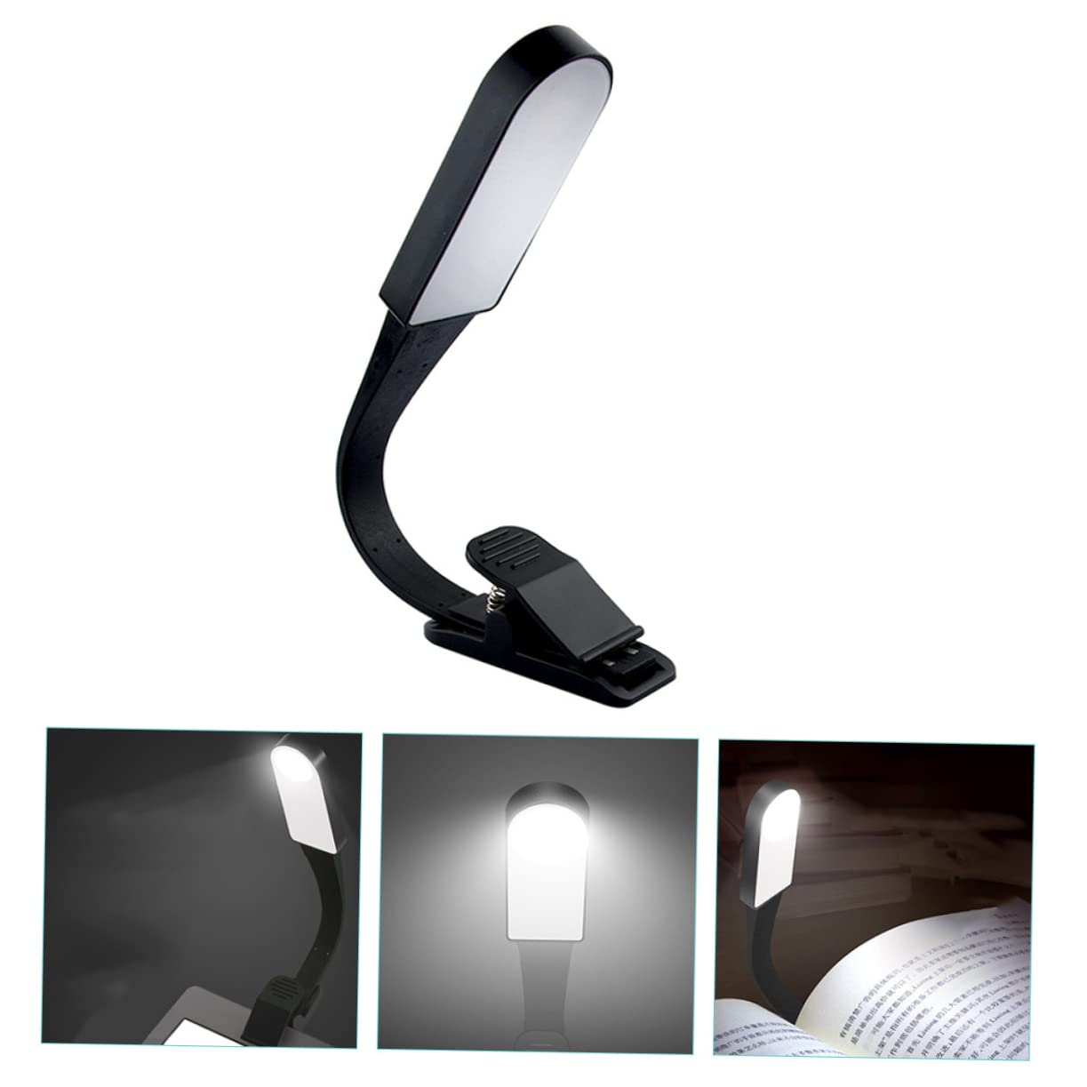 NUOBESTY Adjustable Angle Bedside Clip Reading Light Led Book Light for Dorm Office Use