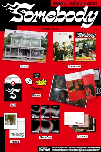 AIMERS - 2nd Single Album Somebody CD (2 versions SET)