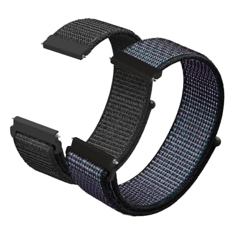 Correa de reloj de nailon de 22 mm ajustable LYYLTX Cover