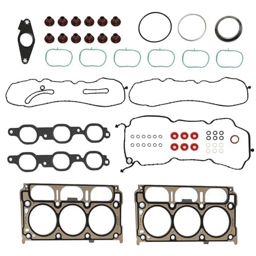 Image of GXARTS 12632968 HS26744PT Cylinder Head Gasket Set fit for Silverado 1500 Express Sierra Savana 1500 Yukon XL Suburban Tahoe 4.3L 5.3L Engine Replace HS54996 HGS4308