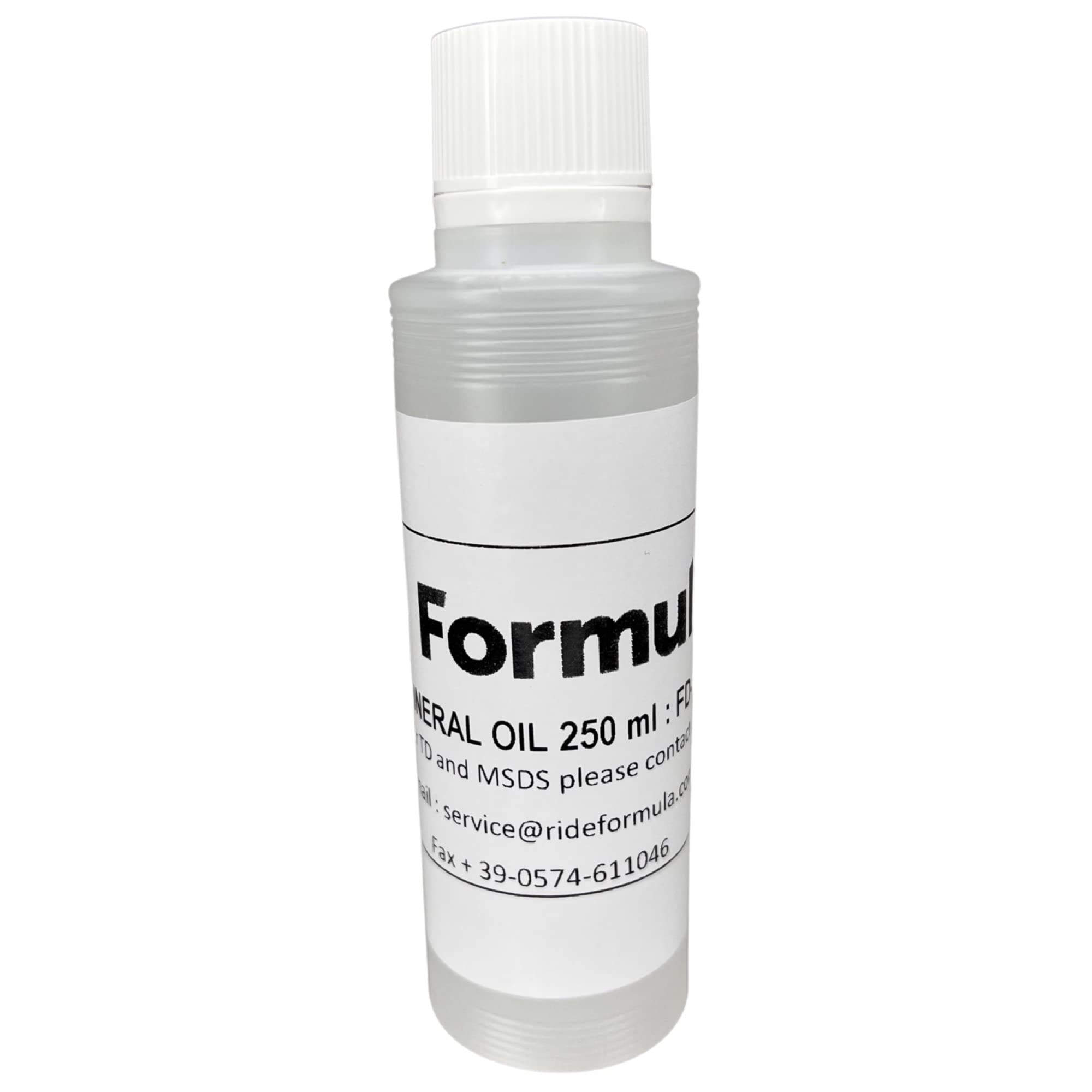 F26 Formula Entlüftungskit für Scheibenbremsen, 250 ml, Transparent | Mit Mineralöl, kompatibel mit Formula Cura, Cura E und Cura 4 Hydraulikbremsen für MTB und Road-Bikes