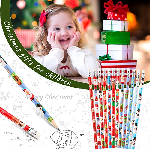 48 lápices de grafito navideños Hicarer para niños miniatura 7