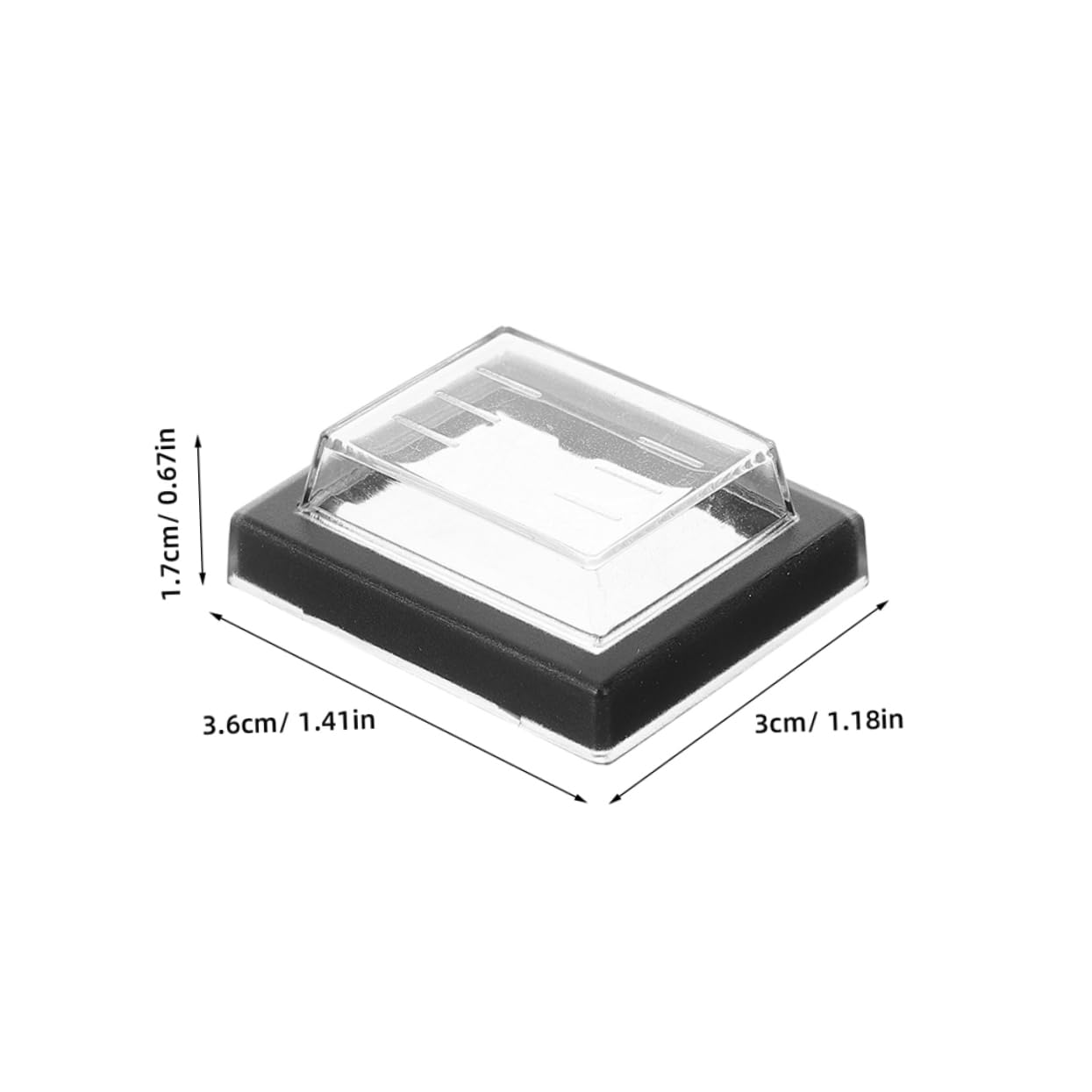 PRETYZOOM 20pcs Boat Type Switch Cover Rocker Outdoor Accessories Protective Protection Protector Guard Protects Grip Dust Modern Surround Safety Covers Button Cover Plastic