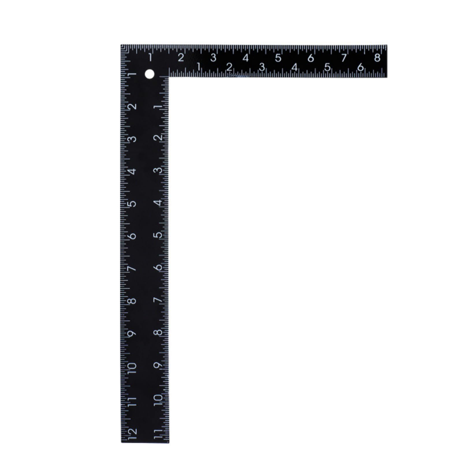 Rgybao 200X300mm Steel Combination Ruler Measuring Tool With Clear Marking For Applications Users Accurate Construction Projects Clear Scale Measurement