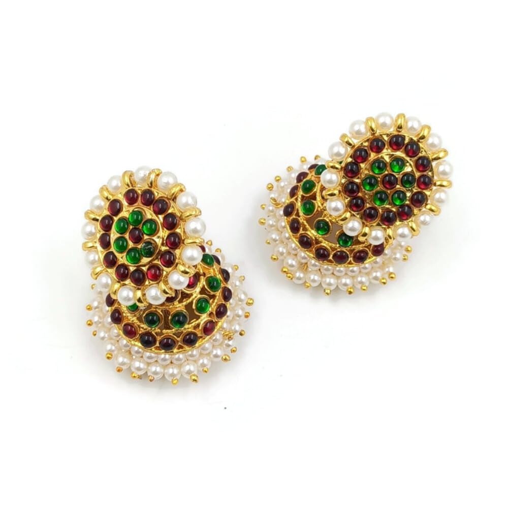 See full amazon price history chart for PRS GOLD COVERING -Womens bharatnatyam jhumkha kempu earring PRS GOLD COVERING -Womens bharatnatyam jhumkha kempu earring (B0D6WJGVQ5) Amazon Price History, Amazon Price Tracker