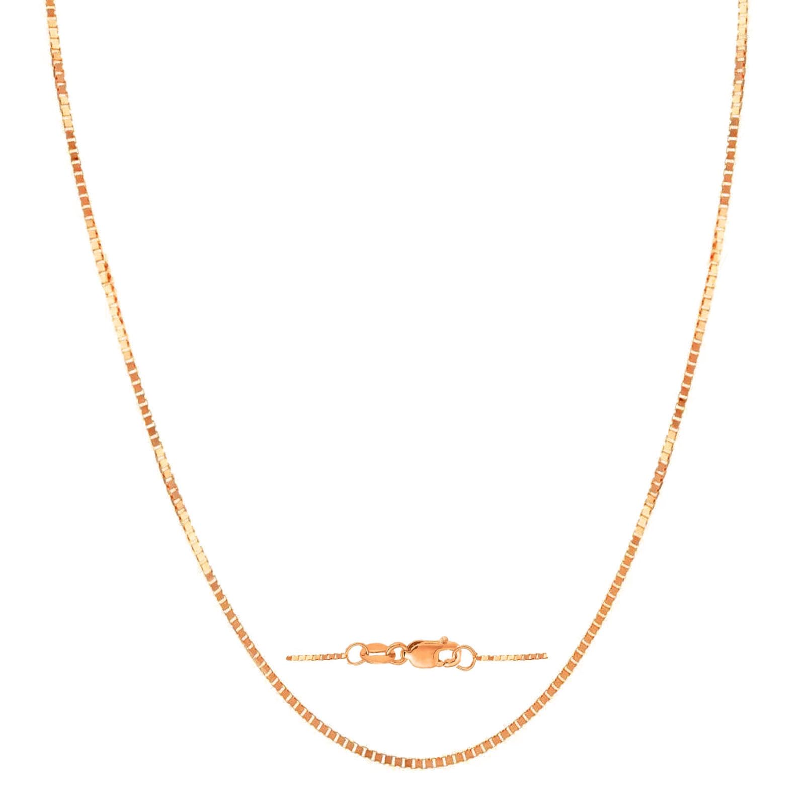 14K Rose Gold Rope Chain