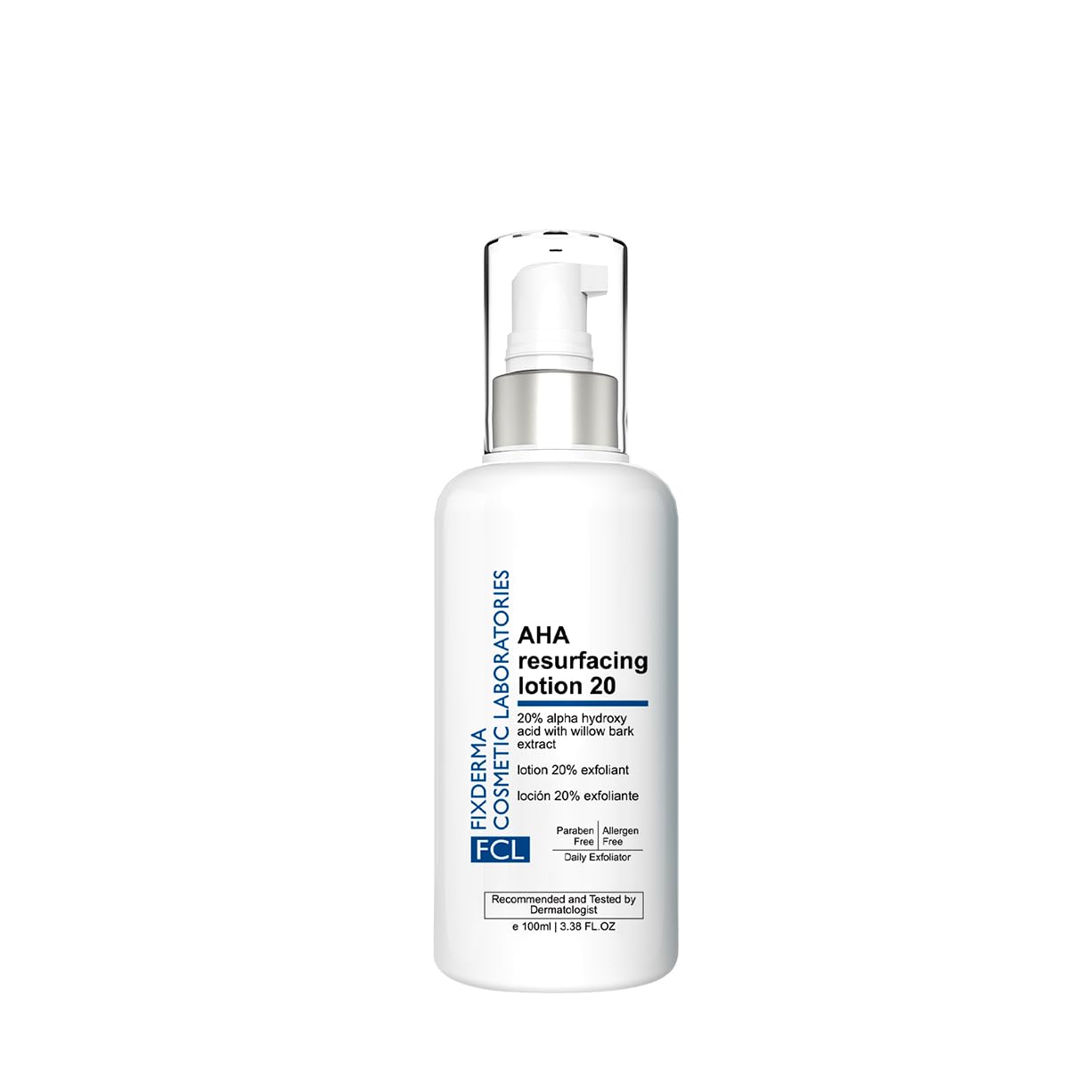 FIXDERMA COSMETIC LABORATORIES FCL Glycolic Acid AHA 20 Lotion For Body And Face | Dead Skin Remover | Paraben Free AHA Exfoliating Lotion For Dry, Itchy And Rough Skin - 100Ml-picture-11