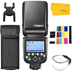 Flash Godox Para Nikon Godox TT685II-N TTL 2.4G GN60 Speedlite Flash HSS 1/8000s TCM Instant Conversion Inalámbrica Transmisson Cámara Flash Compatible con Nikon Cámaras