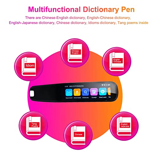 Upgraded-Translation-Pen-Scanner-Text-to-Speech-Device-OCR-Digital-Pen-Reader-Exam-Reading-Pen-for-Students-Dyslexia-Wireless-Language-Translator-for-Travelers-International-Business-Personnel