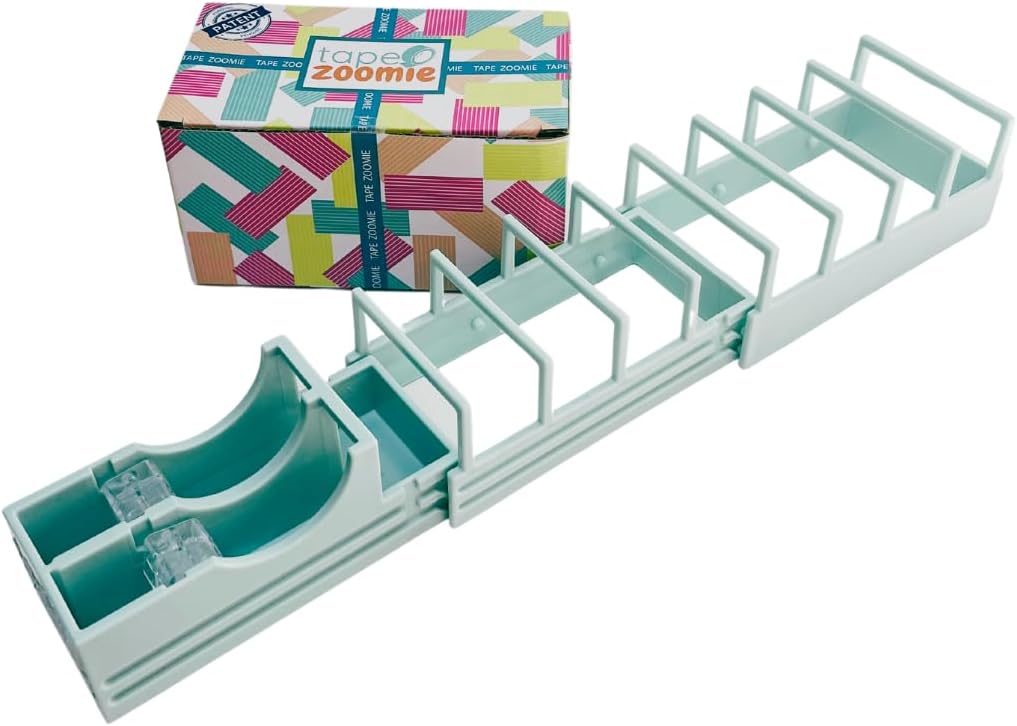 | Original Viral Desktop Tape Dispenser for Gift Wrapping & Crafts | Prepares 18 Tape Strips Fast | Blade-Free, Compact, Heavy-Duty | Fits Standard, Washi & Double-Sided Tape | Original Viral Desktop Tape Dispenser for Gift Wrapping & Crafts | Prepares 18 Tape Strips Fast | Blade-Free, Compact, Heavy-Duty | Fits Standard, Washi & Double-Sided Tape