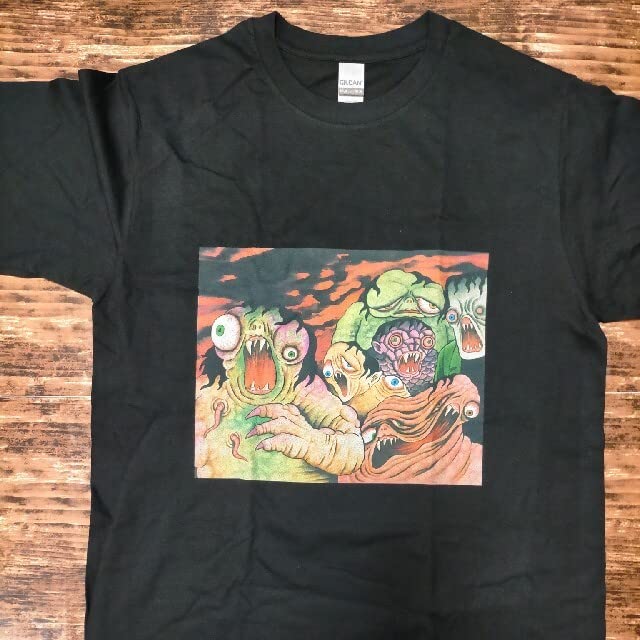 Amazon.co.jp: 日野日出志 Tシャツ メンズ サイズ Size L ブラック