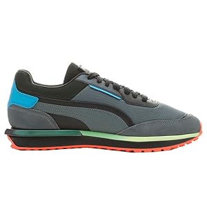 Amazon.com | PUMA Mens City Rider Ls Lace Up Sneakers Shoes
