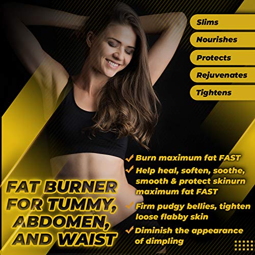 Healov Hot Cream Cellulite Treatment for Firming, Tightening, Slimming Belly – Topical Fat Burner Thermogenic Heat Rub for Stomach, Abs, Thighs, Legs, Butt – Heating Ointment Tingle Lotion
