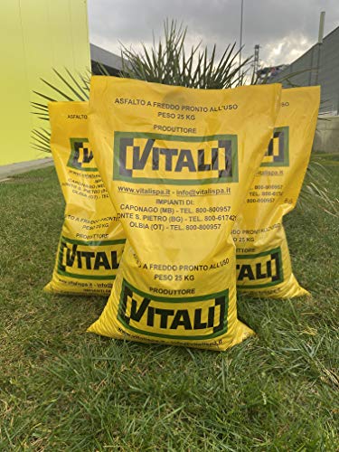 PIETRISCO BITUMINOSO INVERNALE 25KG - ASFALTO FREDDO