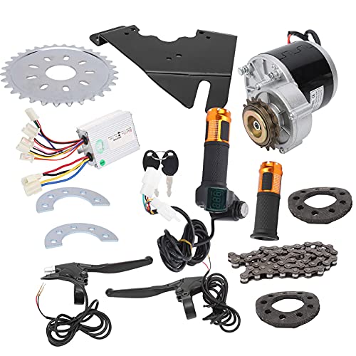VGEBY Electric Bike Motor Kit, 36V 350W Electric Bicycle Brush Motor Controller Accessory Kit for 22
