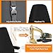 Kistrba 20x35 High Back Seat Cover for Excavator Super, Dutch Velvet Automotive Cover Cushion Accessories, Compatible with Caterpillar Kubota Bobcat CASE John Deere
