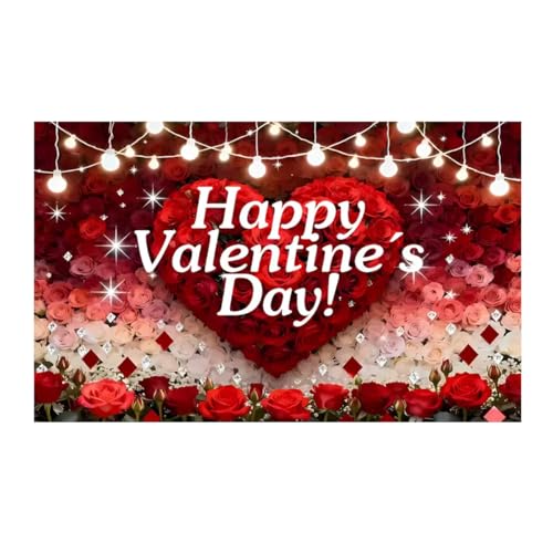 ANFEST Large Happy Valentines Day Decorations...