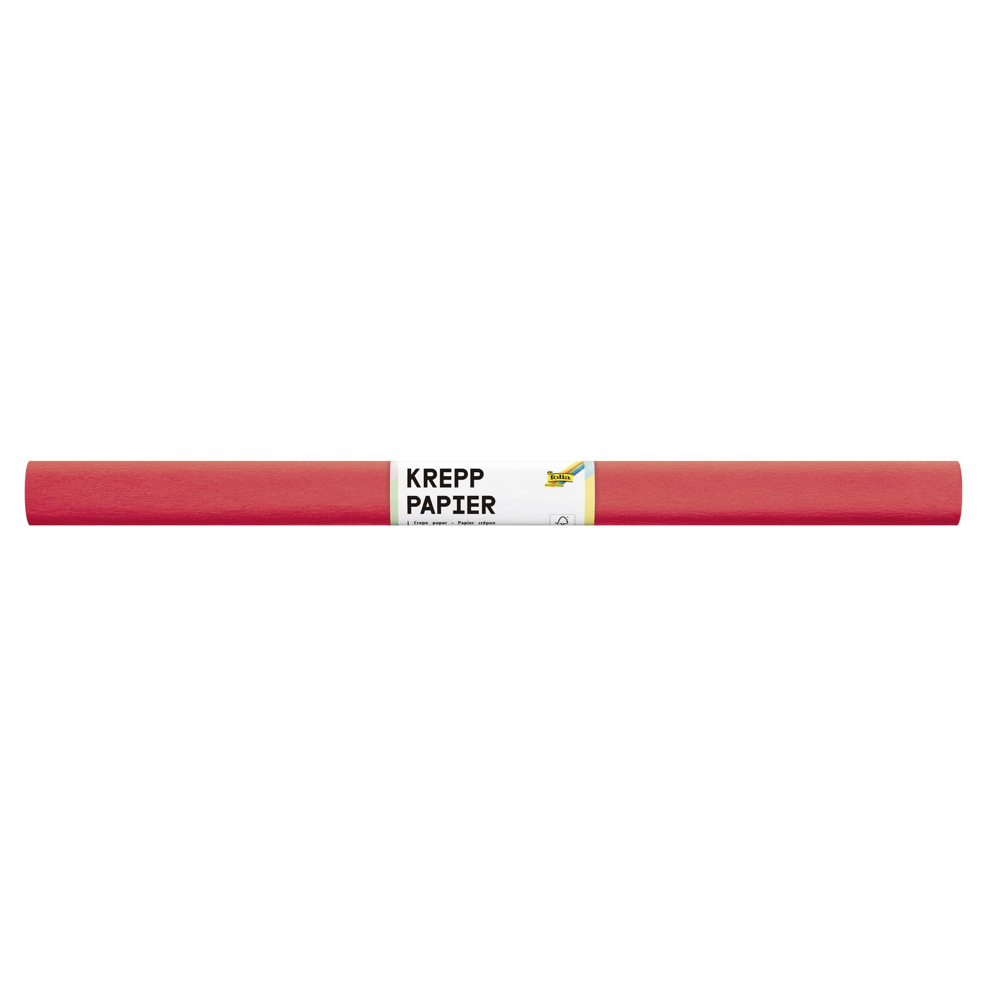 10 Rouleaux Papier Crépon Rouge Feu 50x250cm - Papier Élastique Pour Décoration Et Loisirs Créatifs