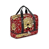 Travel Duffel Bag for Women Men, African Woman Bling Glitter Waterproof Large Sports Tote Gym Bag, L
