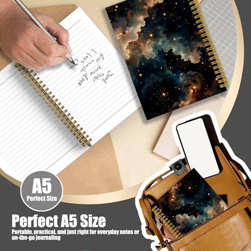 Carnet de notes à spirale galaxie, une idée cadeau originale pour vos proches