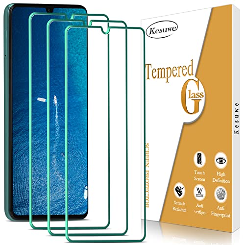 Kesuwe [3 Piezas] Protector Pantalla para Huawei P30, Dureza 9H Cristal Templado, Antiarañazos, Antihuellas, Fácil de Instalar, Sin Burbujas