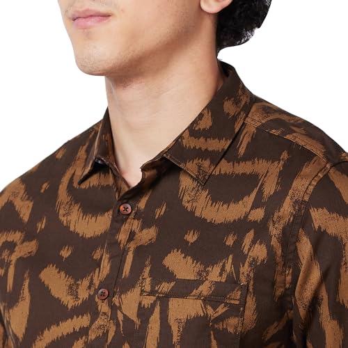 Image of Spykar Men's Cotton Slim Fit Shirt