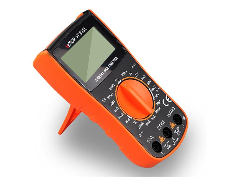 QDTimes VC830L Mini Digital multimeter Manual Range Resistance