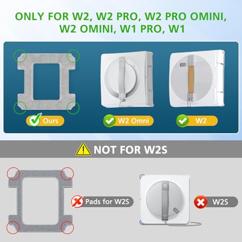 Image of 16 Pack Cleaning Rags for ECOVACS Winbot W2 PRO Omni, W1 PRO Cleaning Robot