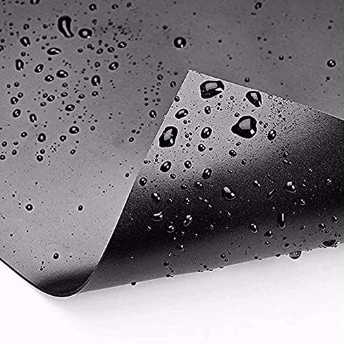 Bâche pour bassin de jardin imperméable bâche d'étang noir HDPE
