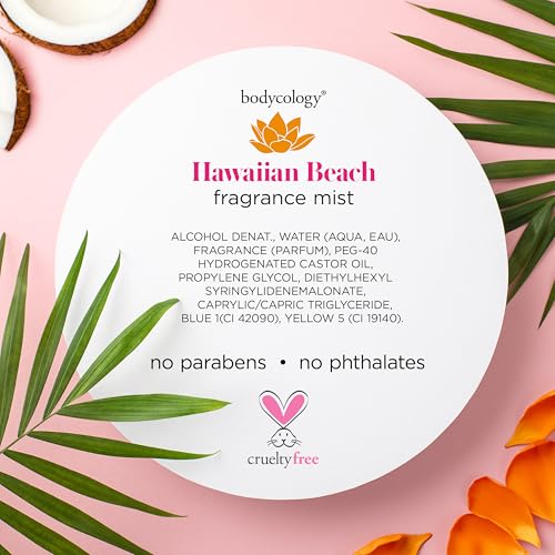 Image of Bodycology Long-Lasting Fragrance Body Mist, Hawaiian Beach, 8 fl oz