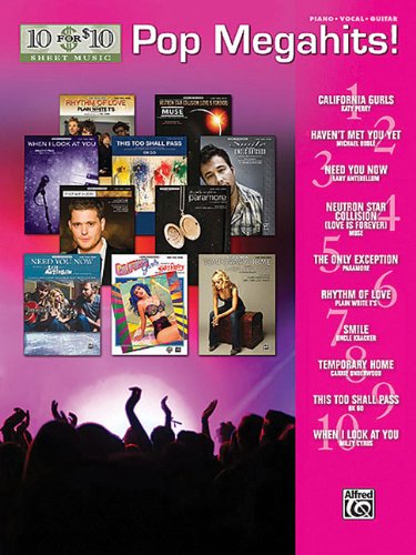 10 for 10 Sheet Music Pop Megahits!: Piano/Vocal/Guitar